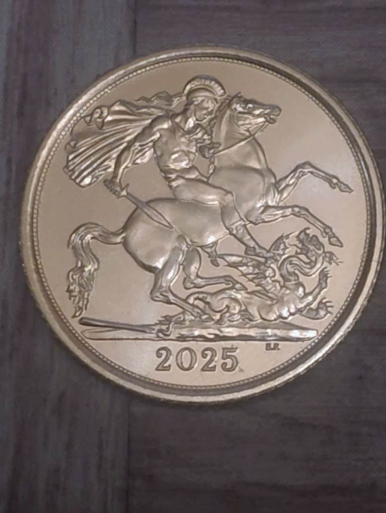 King Charles half sovereign 