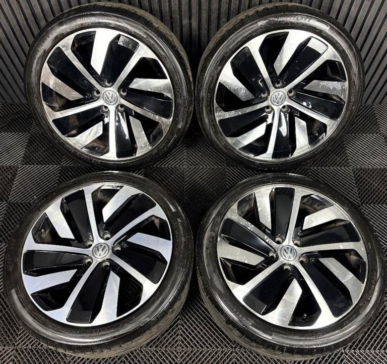 19'' GENUINE VW ARTEON MONTEVIDEO BLACK DC R LINE WHEELS TYRES ALLOYS