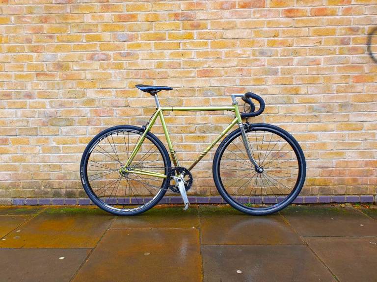 Custom built urban warrior vintage Motobecane Reynolds 531 drop bars