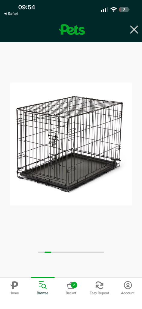 Medium dog crate 