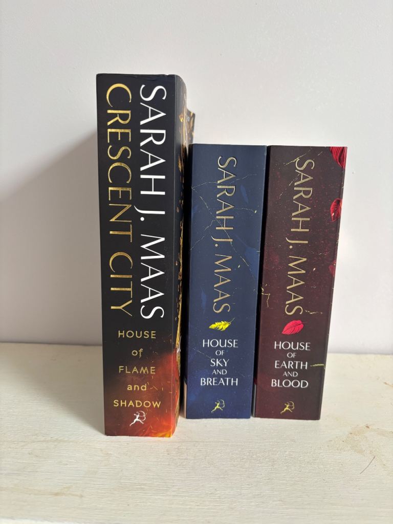 Sarah J. Maas Crescent City Series Books 1-3 – Good Condition