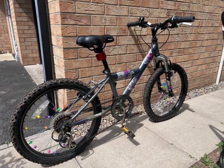 Kids Mountain Bike – Grey, Good Condition