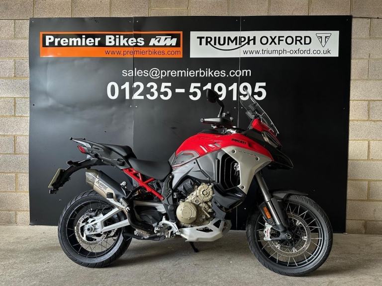 STUNNING SUPER LOW MILEAGE 2023/23 DUCATI MULTISTRADA V4 RALLY MOTORCYCLE 