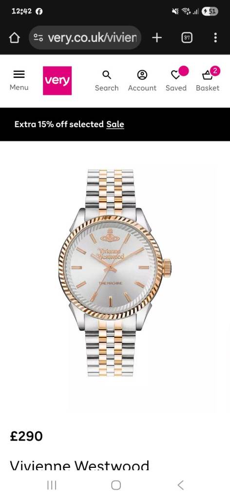 Mens Vivienne Westwood Watch
