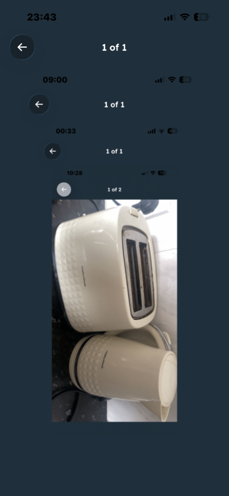 Kettle and toaster cream 