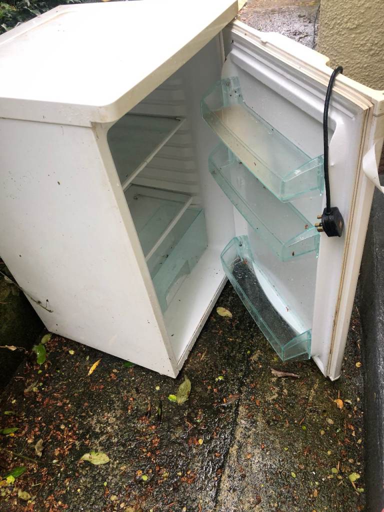 Small White Fridge.