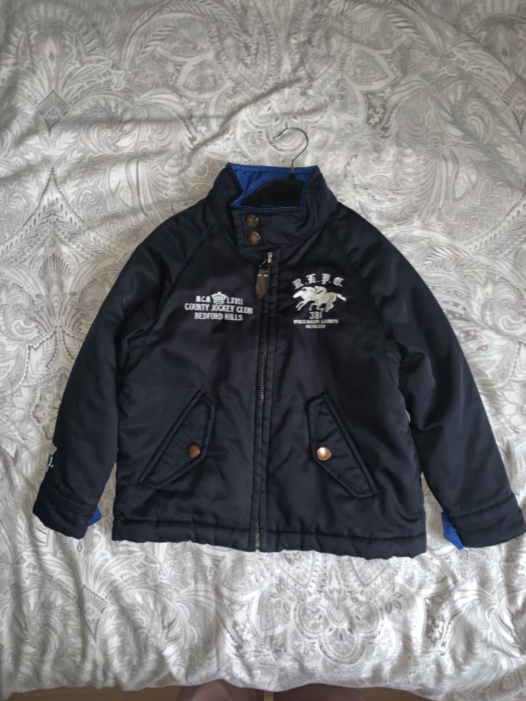 Ralph Lauren polo navy boys jacket 4 years.