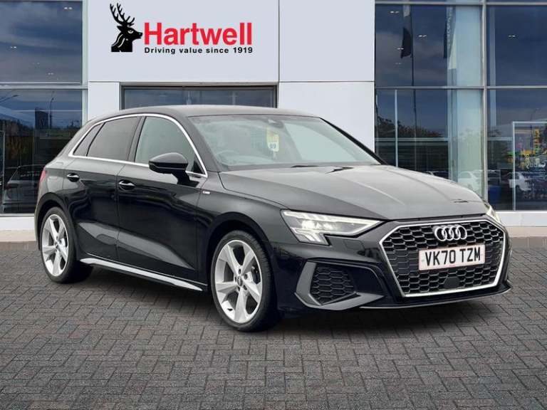 2020 Audi A3 1.5 TFSI 35 S line Sportback 5dr Petrol Manual Euro 6 (s/s) (150 ps) Manual Hatchbac...