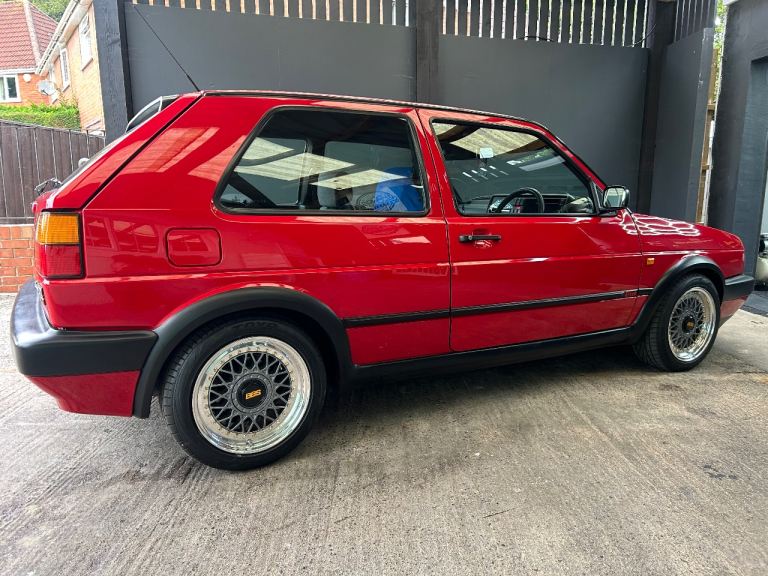 Volkswagen Golf GTI Mk2 8v big bumper tornado red restored except original paint