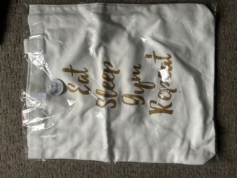Ava&i eat,sleep,gym,repeat shopping bag