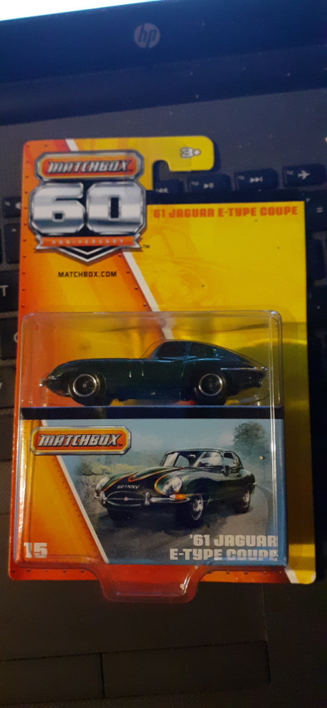 Matchbox 61 E Type Jaguar Coupe in green