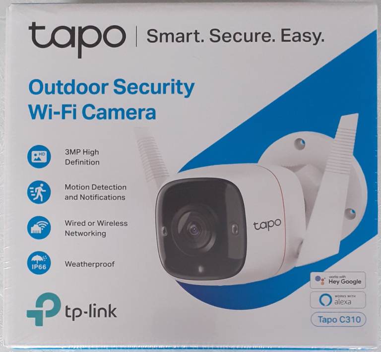 TP Link Tapo C310 Outdoor Security Wi-Fi Camera BRAND NEW In Box