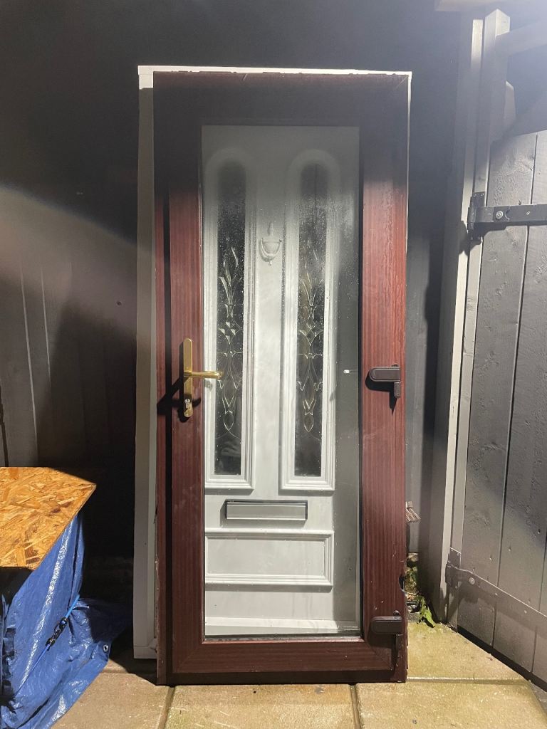 wood grain pvc door