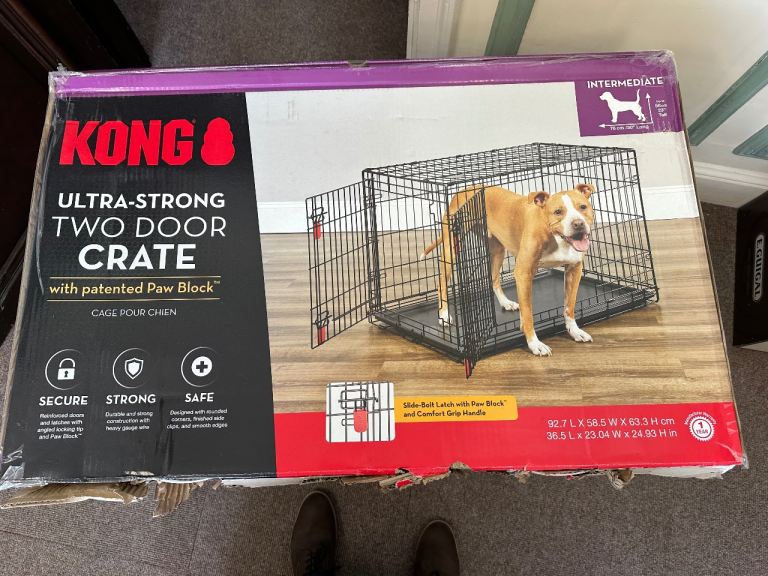 Kong Ultra-Strong Two Door Crate M/L