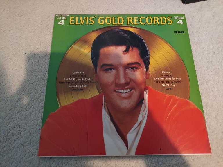 ELVIS - GOLD RECORDS VOLUME 4 ALBUM VINYL