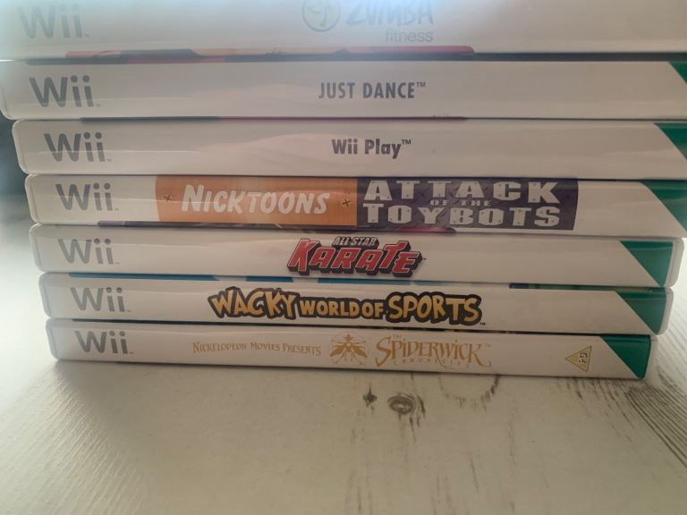 7. Wii games all in excellent condition 