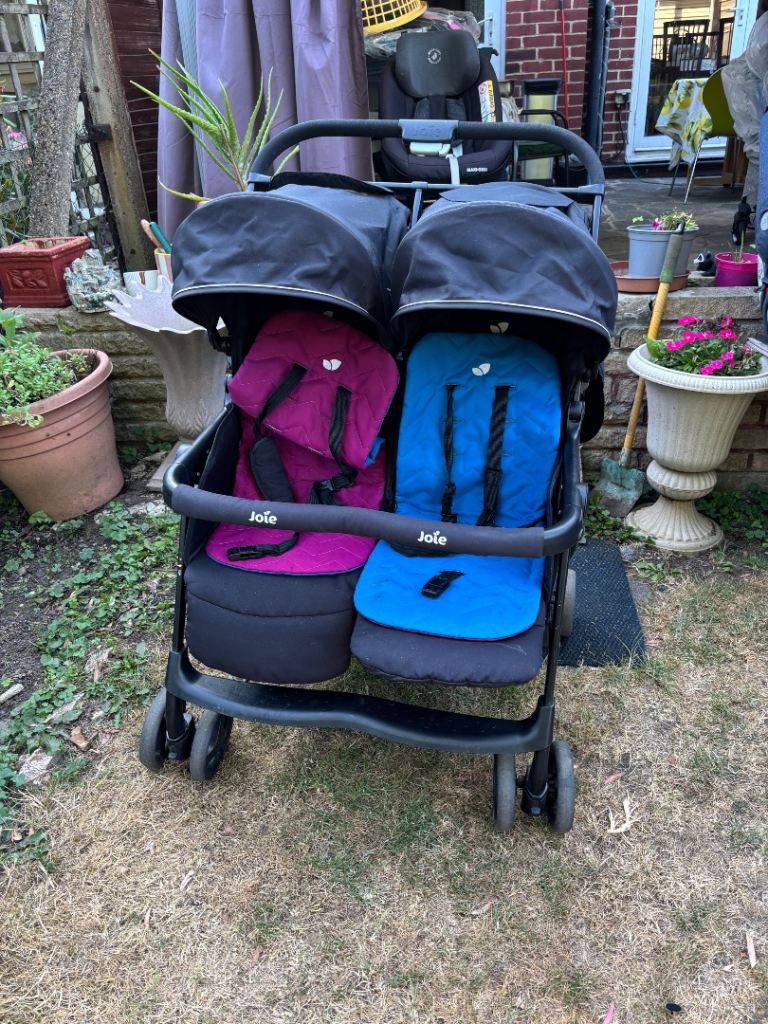 Joie Twin Pushchair with rain cover £75