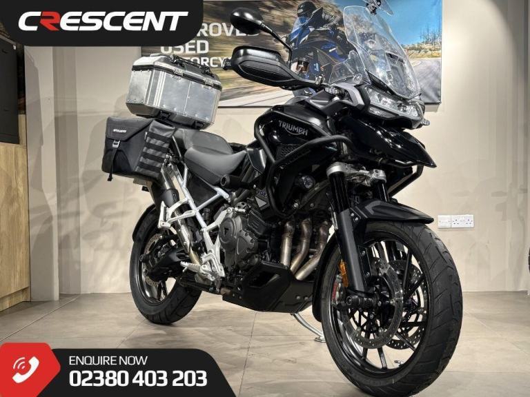 TRIUMPH TIGER 1200 GT PRO 2024 IN SAPPHIRE BLACK - ONE OWNER FSH - NICE EXTRAS