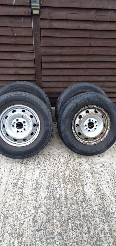 Fiat ducato wheels and bolts and trims 