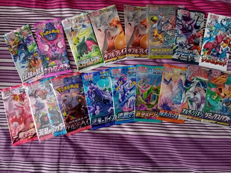 Pokemon japanese packs 