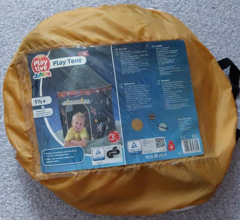 Playtive Kids pop up tent castle teepee indoor outdoor FUN PLAYHOUSE PLAY TOY Brand New