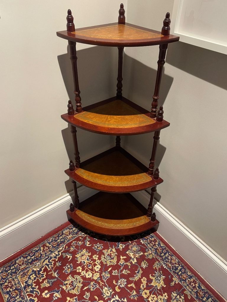 Mohogany  corner unit 