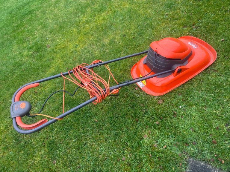 Flymo Turbo Lite 330 electric hover lawnmower diy garden tools lightweight