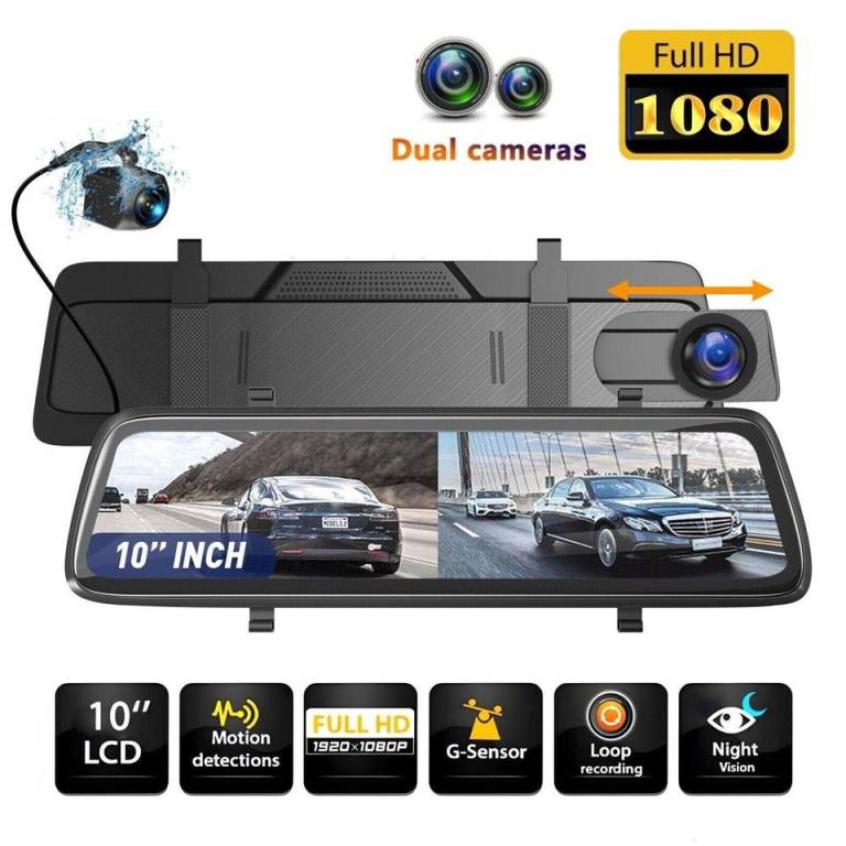 Azdome PG02S Dashcam Front & Rear Camera