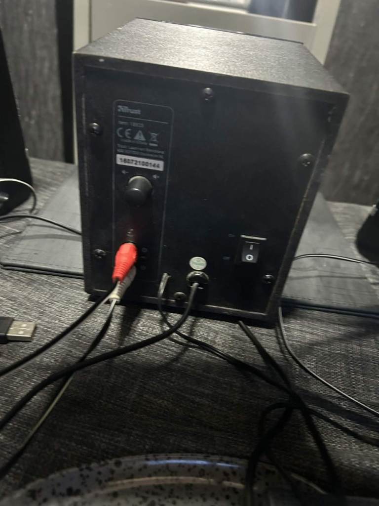 Sound system (2 speakers and 1 amplifier)