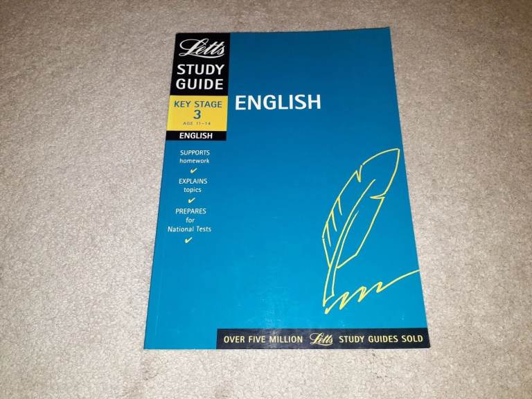 Letts Study Guide Key Stage 3 in English