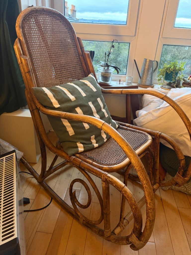 Bamboo rocking chair
