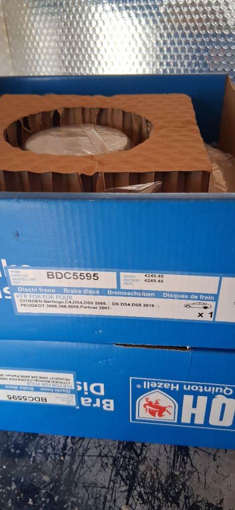 Rear brakes peugeot citreon etc