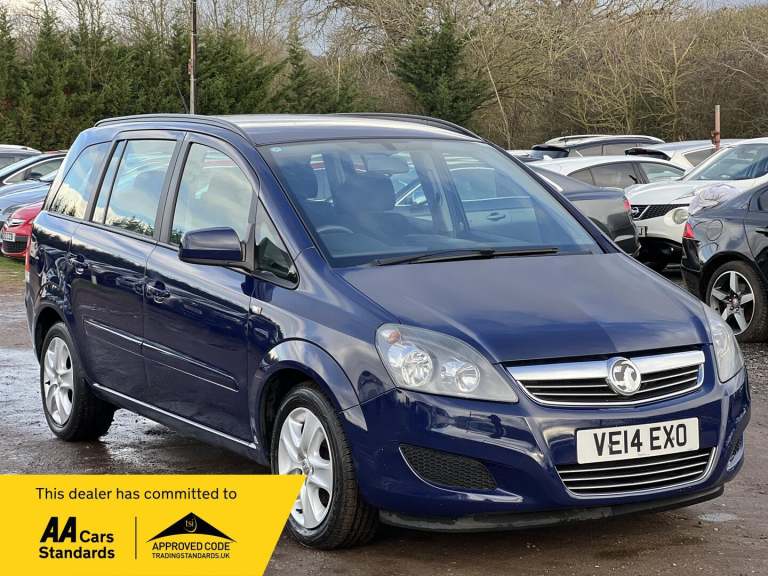 2014 Vauxhall Zafira 1.8i [120] Exclusiv 5dr MPV PETROL Manual