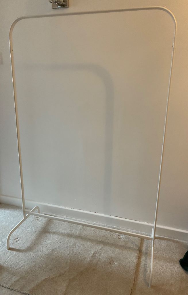 White Clothes Rail - As Good As New