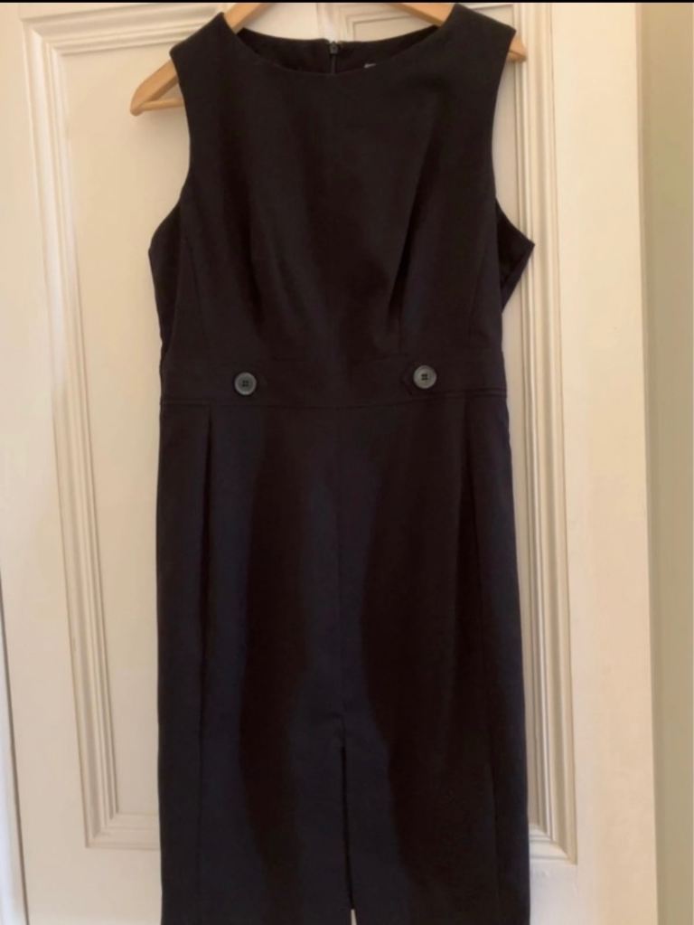 Smart black tailored dress size 12