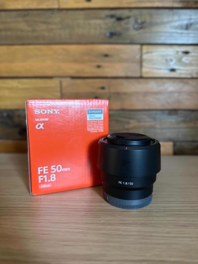 Sony FE 50mm f1.8 lens 