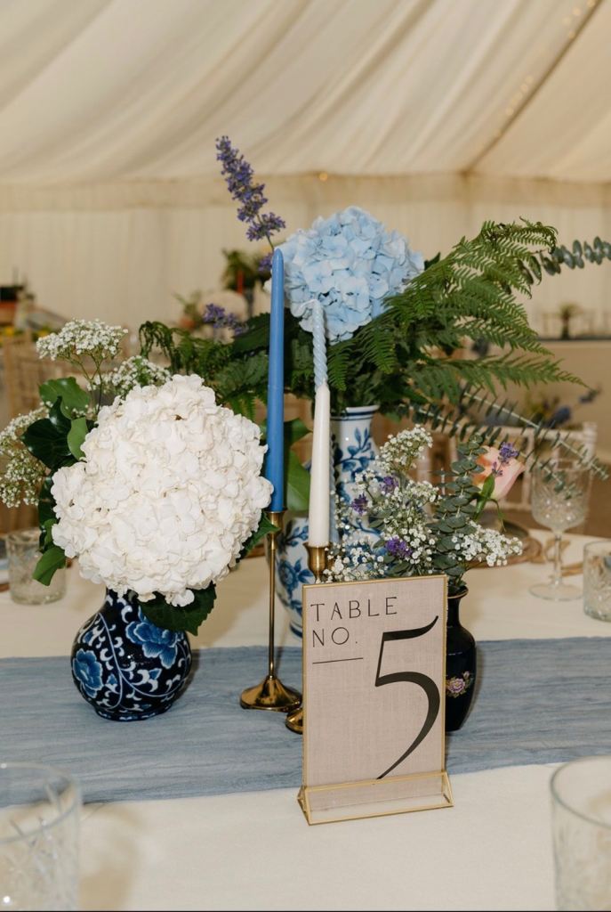 36 Gold Candlesticks with Decorative Candles – Wedding Decor