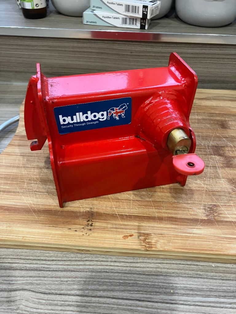Bulldog Caravan Box Hitch Lock