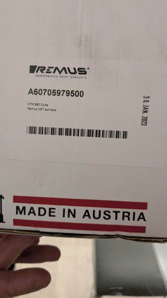 KTM 990 Duke Remus Slip-On Exhaust