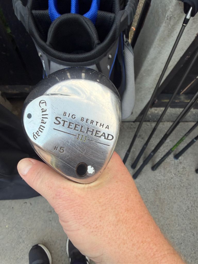 Callaway Big Bertha Steelhead III #5 Fairway Wood – Good Condition