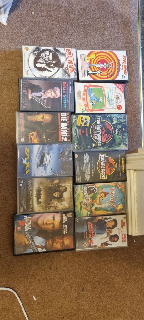 VHS tapes for sale