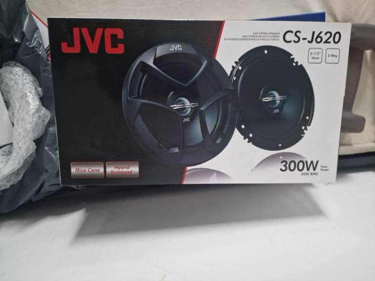 NEW JVC CS J620 SPEAKERS - 6.5 INCH
