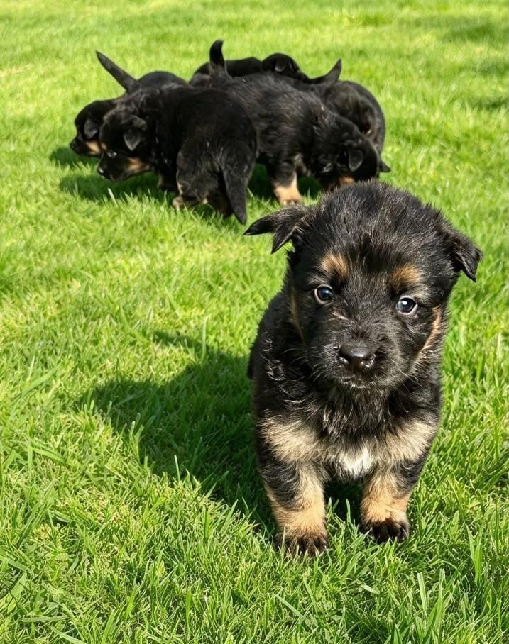 German Shepherds long coat pups