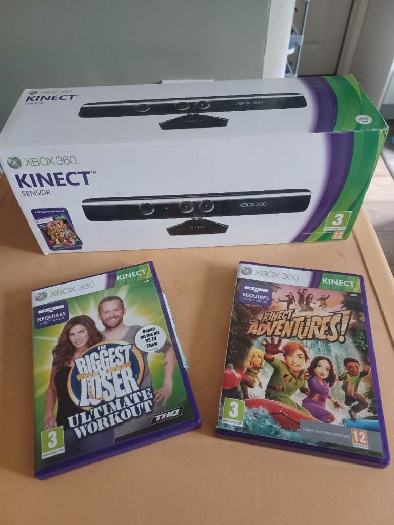XBOX 360 Kinect + 2 games