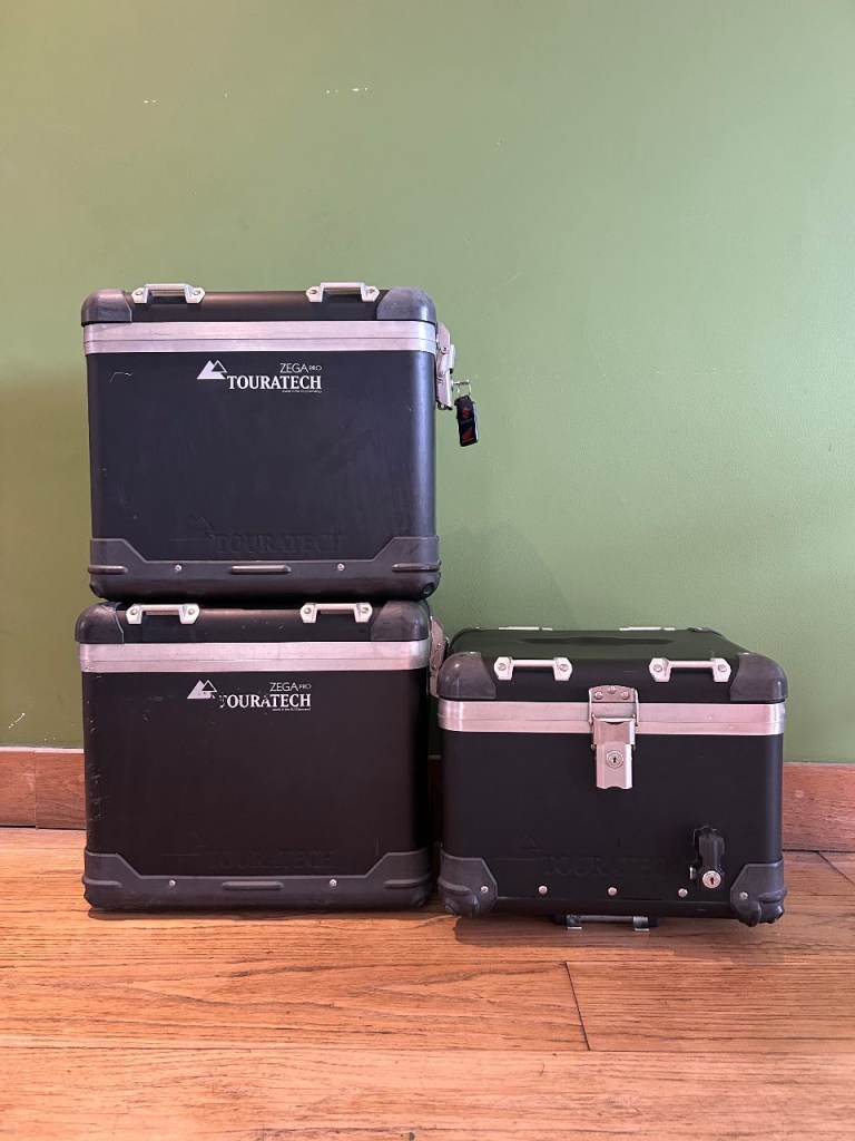 Touratech Zega Pro Panniers and Top Case