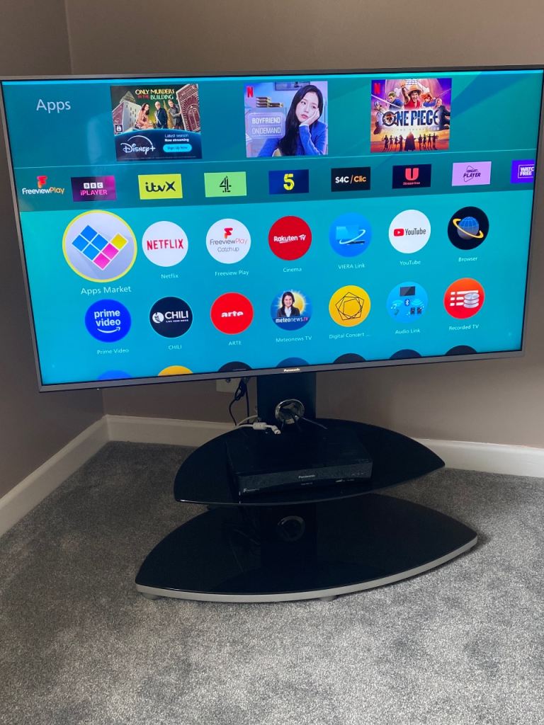 Panasonic LED TV on Osmium stand