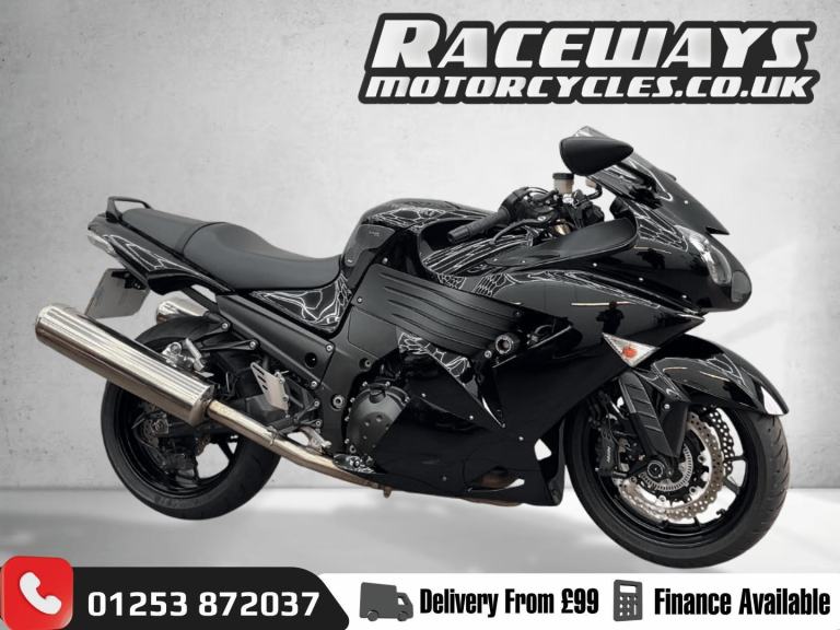 2012 12 PLATE KAWASAKI ZZR1400 USED MOTORCYCLE HPI CLEAR BLACK