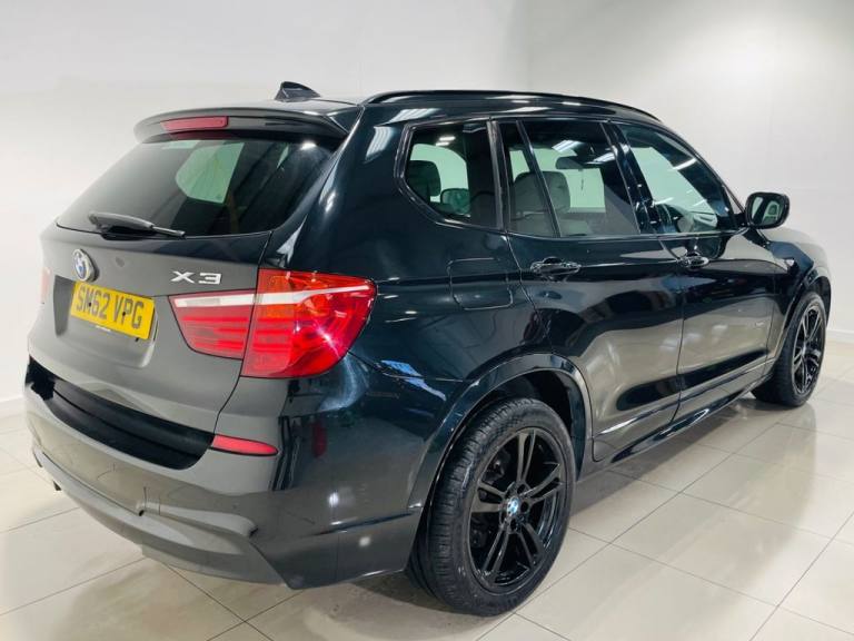 BMW X3 2.0 20D M SPORT SUV DIESEL AUTO XDRIVE 184 BLACK 4x4 4WD 2012
