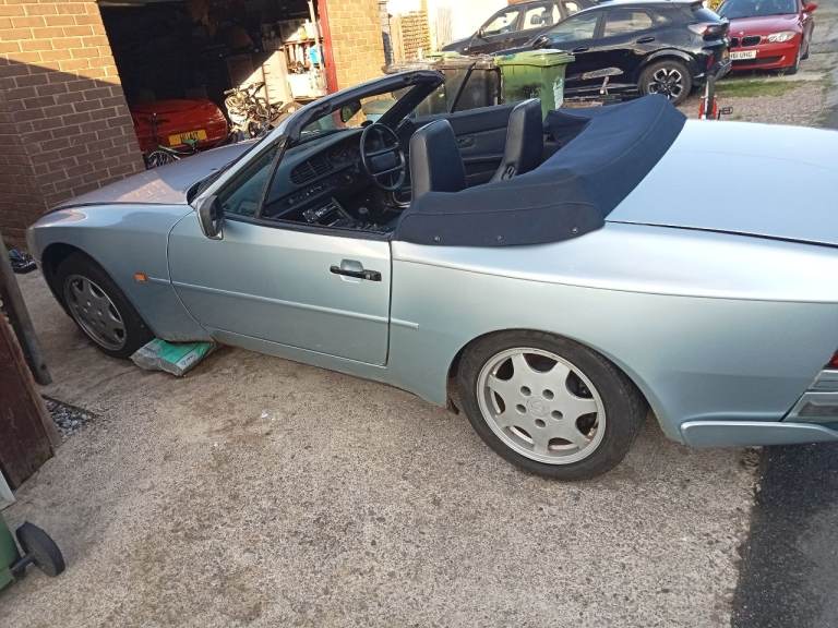 1989 Porsche 944 S2 3.0L Cabriolet with manual transmission. 