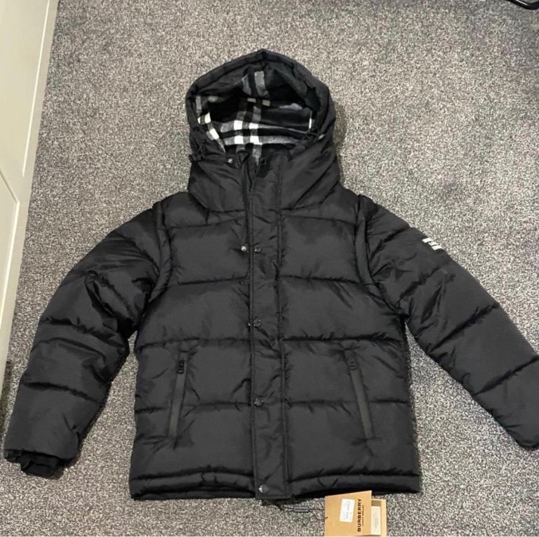 Burberry mens puffer jacket